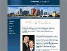 Tablet Screenshot of freemansupran.com